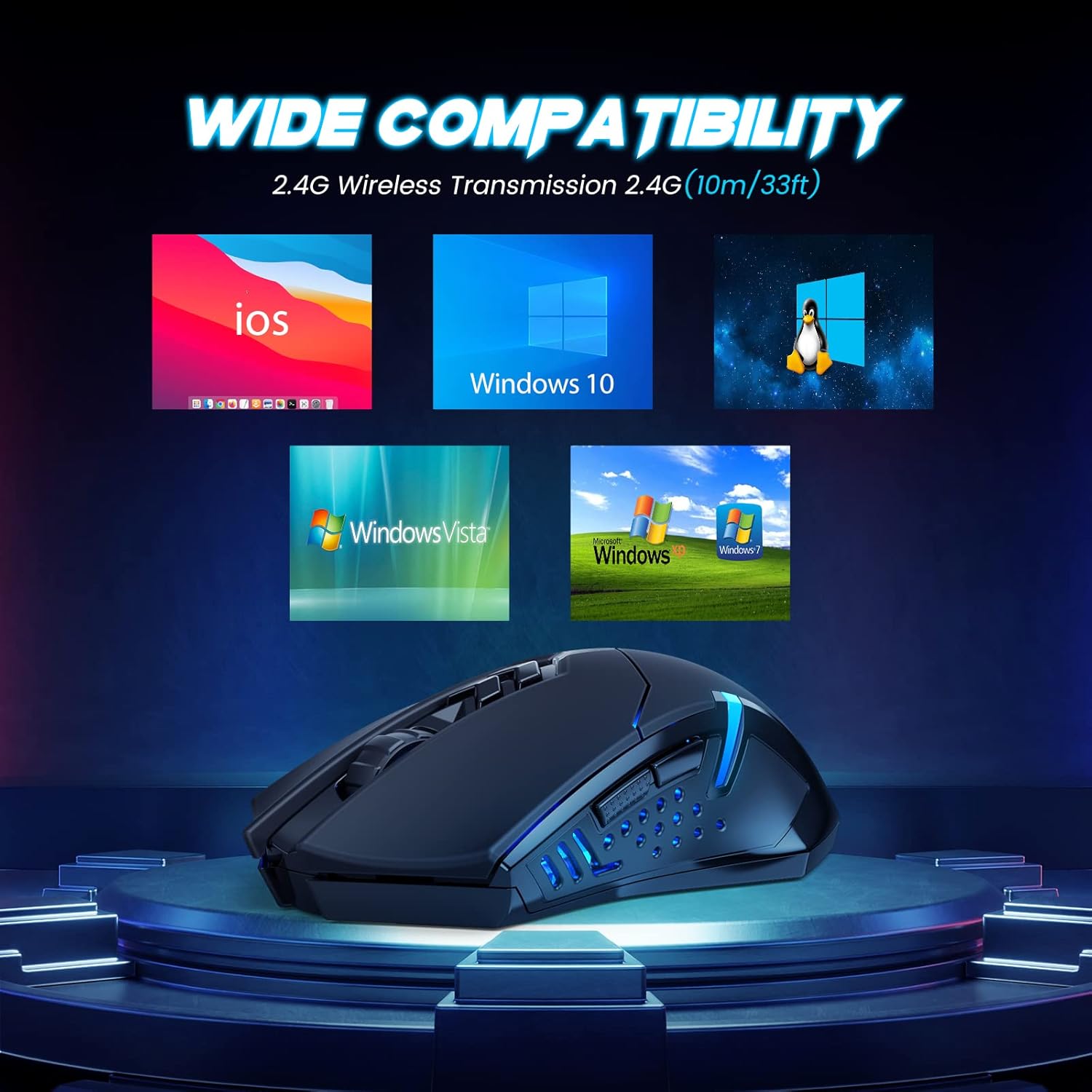 1760738835_T-DAGGER-Wireless-Gaming-Mouse-USB-Cordless-PC-Accessories-Computer-Mice-with-LED-Backlit-Ergonomic-Gamer-Laptop-Mouse-with-7-Silent-Buttons-5-Adjustable-DPI-Plug-Play-for-PC.jpg T-DAGGER Wireless Gaming Mouse- USB Cordless PC Accessories Computer Mice with LED Backlit, Ergonomic Gamer Laptop Mouse with 7 Silent Buttons, 5 Adjustable DPI Plug & Play for PC - Image 7