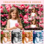 Digital Camera, Camera for Kids, UHD 4K 48MP Point and Shoot Digital Cameras with 64GB SD Card and 16X Digital Zoom Anti Shake, Compact Portable Small Gift for Boys Girls Students, Pink - Image 5
