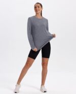 XIEERDUO Women's Workout Tops Long Sleeve Quick Dry UPF 50+ Sun Protection Shirts for Hiking Running S-3XL - Image 4