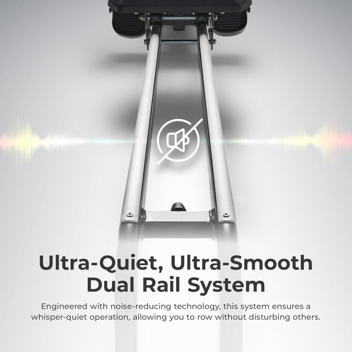 Sunny Health & Fitness Magnetic Rowing Machine for Home Exercise, Quiet & Smooth Rower with Compact Storage and Optional Free SunnyFit App Connectivity - Image 3
