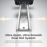 Sunny Health & Fitness Magnetic Rowing Machine for Home Exercise, Quiet & Smooth Rower with Compact Storage and Optional Free SunnyFit App Connectivity - Image 3
