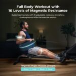 Sunny Health & Fitness Magnetic Rowing Machine for Home Exercise, Quiet & Smooth Rower with Compact Storage and Optional Free SunnyFit App Connectivity - Image 4