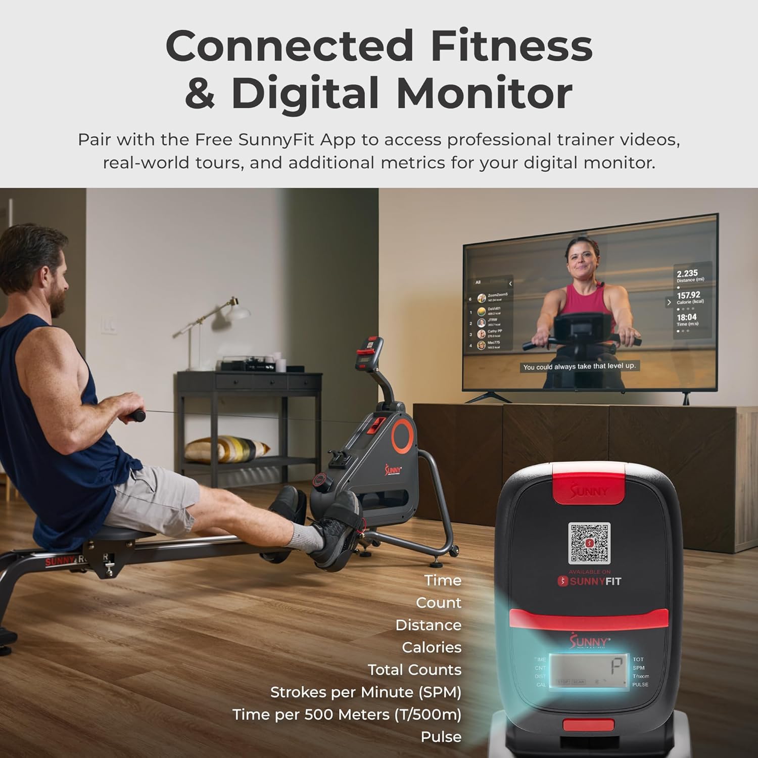 1760740911_Sunny-Health-Fitness-Magnetic-Rowing-Machine-for-Home-Exercise-Quiet-Smooth-Rower-with-Compact-Storage-and-Optional-Free-SunnyFit-App-Connectivity.jpg Sunny Health & Fitness Magnetic Rowing Machine for Home Exercise, Quiet & Smooth Rower with Compact Storage and Optional Free SunnyFit App Connectivity - Image 6