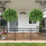 Single Silky Artificial Boston Fern Bush, 49Inch Large Artificial Ferns for Outdoors, Large Faux Ferns Artificial Plants,Suitable for Decorating Office, Living Room Faux Greenery,95Branches - Image 6