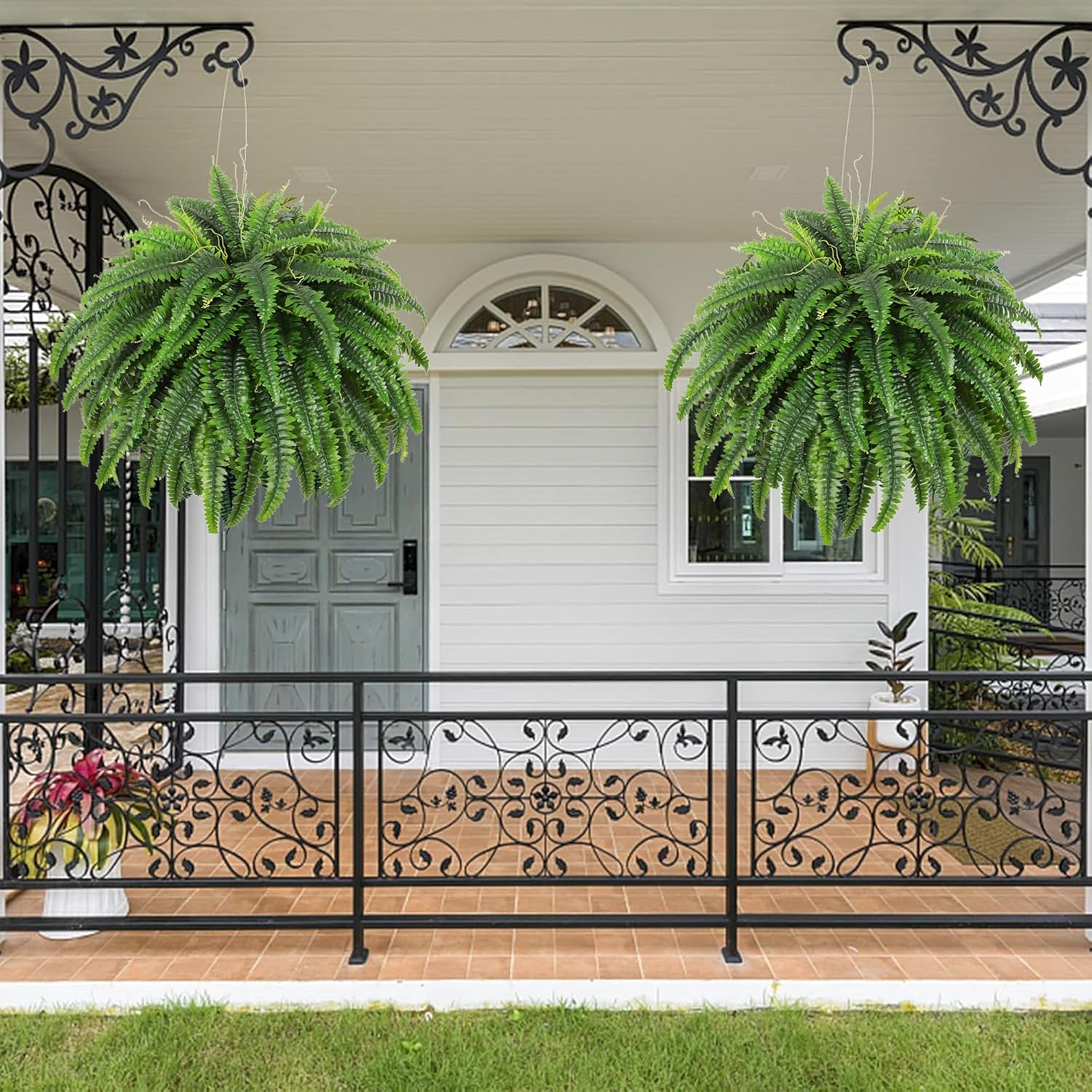 1760741822_Single-Silky-Artificial-Boston-Fern-Bush-49Inch-Large-Artificial-Ferns-for-Outdoors-Large-Faux-Ferns-Artificial-PlantsSuitable-for-Decorating-Office-Living-Room-Faux-Greenery95Branches.jpg Single Silky Artificial Boston Fern Bush, 49Inch Large Artificial Ferns for Outdoors, Large Faux Ferns Artificial Plants,Suitable for Decorating Office, Living Room Faux Greenery,95Branches - Image 6