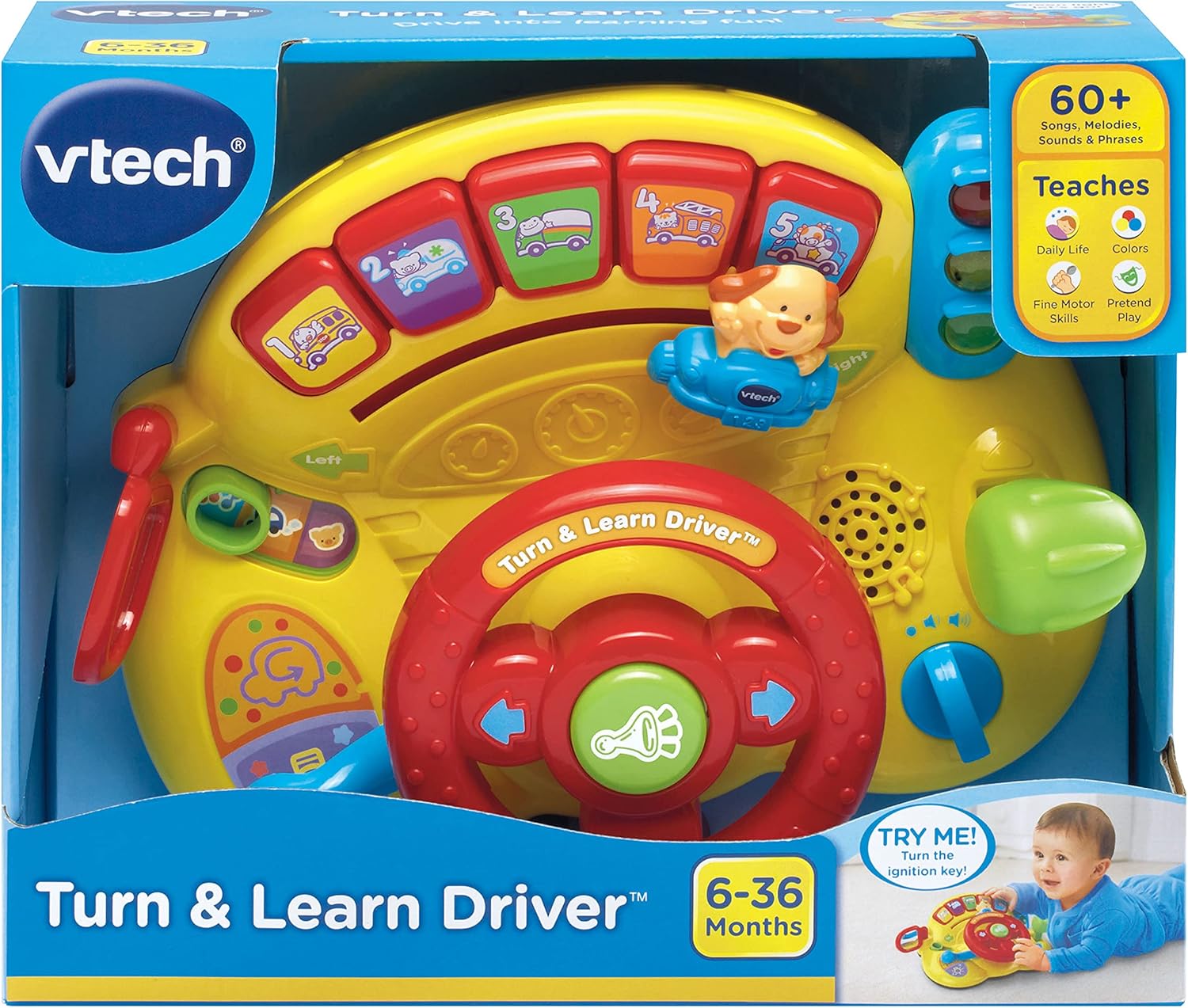 1760818337_VTech-Turn-and-Learn-Driver-Yellow.jpg VTech Turn and Learn Driver, Yellow - Image 5