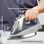 BLACK+DECKER Allure Professional Steam Iron, Blue, D3030 - Image 8