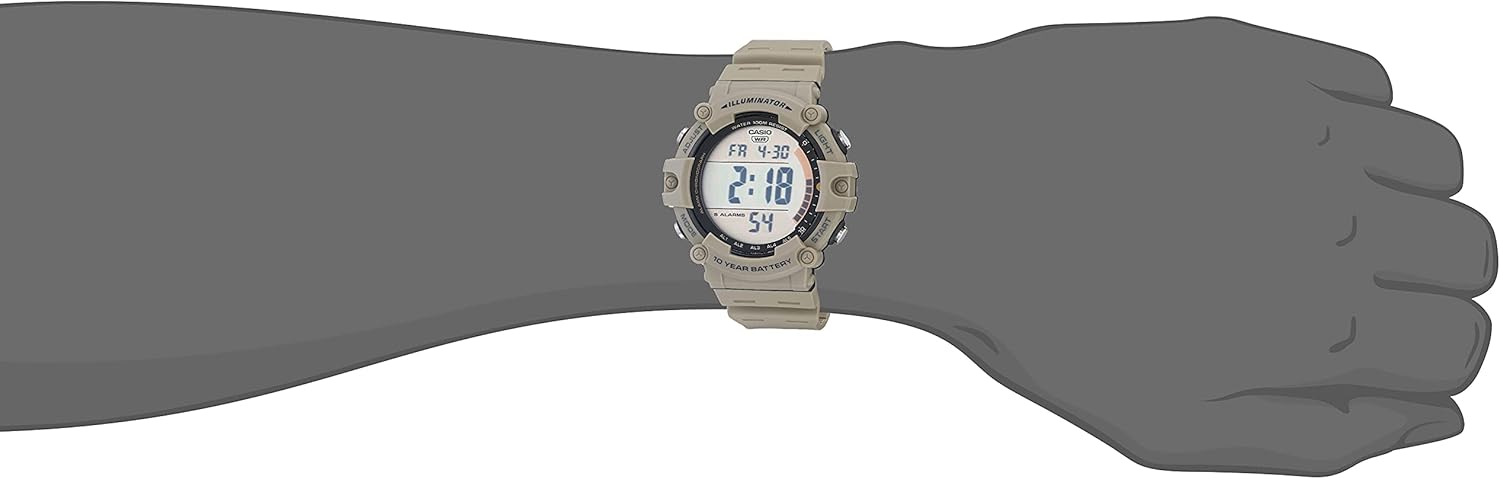 1760821871_Casio-Illuminator-AE1500WH-Series-10-Year-Battery-LED-Backlight-5-Alarms-1100-Sec-Stopwatch-Mens-Digital-Watch.jpg Casio Illuminator AE1500WH Series | 10-Year Battery | LED Backlight | 5-Alarms | 1/100 Sec Stopwatch | Men's Digital Watch - Image 3