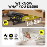 ZIWWVY- Mini Twist Stepper, Stepper Machine with 330LBS Weight Capacity, Mini Stepper for Full Body Workout, Adjustable Step Height, Smooth and Quiet, Step Machine for Men Women - Image 5
