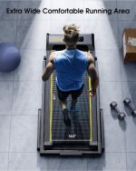 Walking Pad Treadmill with 12% Incline, 4 in 1 Folding Treadmill for Home/Office with Handle Bar, 2.5HP Under Desk Treadmills Portable Walking Pad with App & Bluetooth Speaker, 0.6-10MPH - Image 8