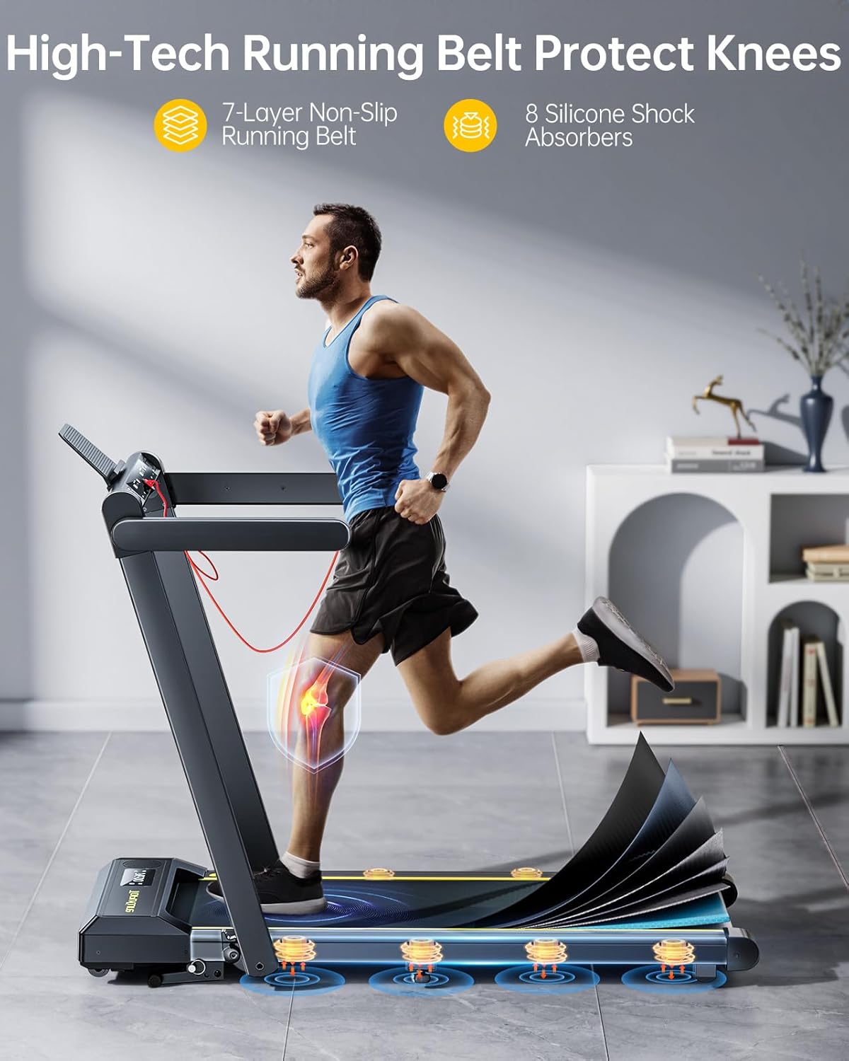 1760823901_Walking-Pad-Treadmill-with-12-Incline-4-in-1-Folding-Treadmill-for-HomeOffice-with-Handle-Bar-2.5HP-Under-Desk-Treadmills-Portable-Walking-Pad-with-App-Bluetooth-Speaker-0.6-10MPH.jpg Walking Pad Treadmill with 12% Incline, 4 in 1 Folding Treadmill for Home/Office with Handle Bar, 2.5HP Under Desk Treadmills Portable Walking Pad with App & Bluetooth Speaker, 0.6-10MPH - Image 9