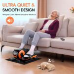 Under Desk Elliptical Machine, Morelax Ellipse Leg Exerciser for Seniors Fully Assembled, Quiet & Portable Electric Seated Pedal Exerciser with Remote Control & 12 Adjustable Speeds - Image 6