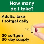 Nature Made Vitamin D3 K2 Supplement, 5000 IU (125 mcg) Vitamin D for Bone, Teeth, Muscle and Immune Support, 30 D3 and K2 Softgels, 30 Day Supply - Image 7