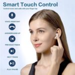 Wireless Earbuds Bluetooth 5.0 Headphones Noise Cancelling Air Buds Pods 3D Stereo Ear pods in-Ear Ear Buds with Deep Bass Earphones Sport Headsets for Android/Samsung/Apple iPhone - Image 6