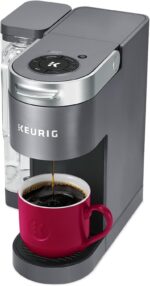 Keurig K-Supreme Single Serve K-Cup Pod Coffee Maker, MultiStream Technology, 4 Brew Sizes, 66oz Dual-Position Removable Reservoir, Gray - Image 3