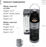 Keurig K-Supreme Single Serve K-Cup Pod Coffee Maker, MultiStream Technology, 4 Brew Sizes, 66oz Dual-Position Removable Reservoir, Gray - Image 7