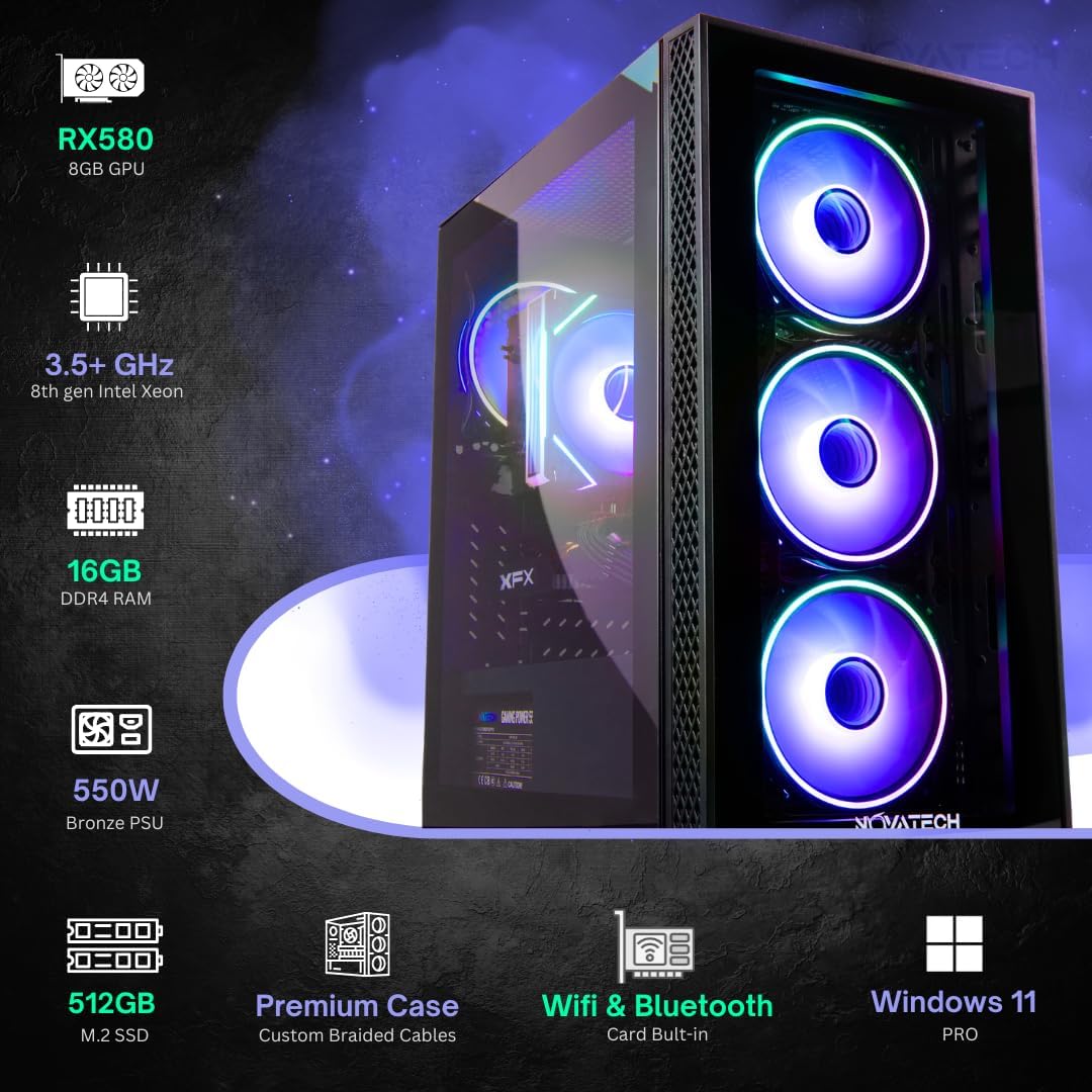 1760830506_NOVATECH-Phantom-2.0-Prebuilt-Gaming-PC-Desktop-Computer-RX580-Intel-Xeon-i7-3.5GHz-16GB-RAM-512GB-M.2-SSD-WiFiBT-Win-11-Gaming-Computer-Tower-Pre-Built-PC-Gameing-1-Year-Warranty.jpg NOVATECH Phantom 2.0 - Prebuilt Gaming PC Desktop Computer - RX580 - Intel Xeon i7 3.5GHz - 16GB RAM - 512GB M.2 SSD WiFi/BT, Win 11 - Gaming Computer Tower - Pre Built PC Gameing - 1 Year Warranty - Image 3