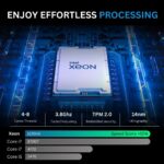 NOVATECH Phantom 2.0 - Prebuilt Gaming PC Desktop Computer - RX580 - Intel Xeon i7 3.5GHz - 16GB RAM - 512GB M.2 SSD WiFi/BT, Win 11 - Gaming Computer Tower - Pre Built PC Gameing - 1 Year Warranty - Image 5