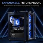 NOVATECH Phantom 2.0 - Prebuilt Gaming PC Desktop Computer - RX580 - Intel Xeon i7 3.5GHz - 16GB RAM - 512GB M.2 SSD WiFi/BT, Win 11 - Gaming Computer Tower - Pre Built PC Gameing - 1 Year Warranty - Image 6