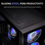 NOVATECH Phantom 2.0 - Prebuilt Gaming PC Desktop Computer - RX580 - Intel Xeon i7 3.5GHz - 16GB RAM - 512GB M.2 SSD WiFi/BT, Win 11 - Gaming Computer Tower - Pre Built PC Gameing - 1 Year Warranty - Image 7