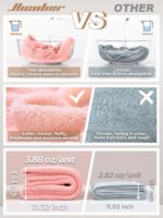 Hicober Microfiber Hair Towel,Turbans for Drying Wet Hair, Anti Frizz Hair Wrap Towels for Curly Hair Women (Blue,Grey,Pink) , 3 packs - Image 3