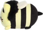 Aurora® Enchanting Tasty Peach® Honeybee Meowchi Stuffed Animal - Bright & Colorful Design - Showpiece Plush - Yellow 7 Inches - Image 6