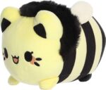 Aurora® Enchanting Tasty Peach® Honeybee Meowchi Stuffed Animal - Bright & Colorful Design - Showpiece Plush - Yellow 7 Inches - Image 7
