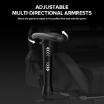 GTRACING Gaming Chair with Footrest Speakers Video Game Chair Bluetooth Music Heavy Duty Ergonomic Computer Office Desk Chair - Image 7