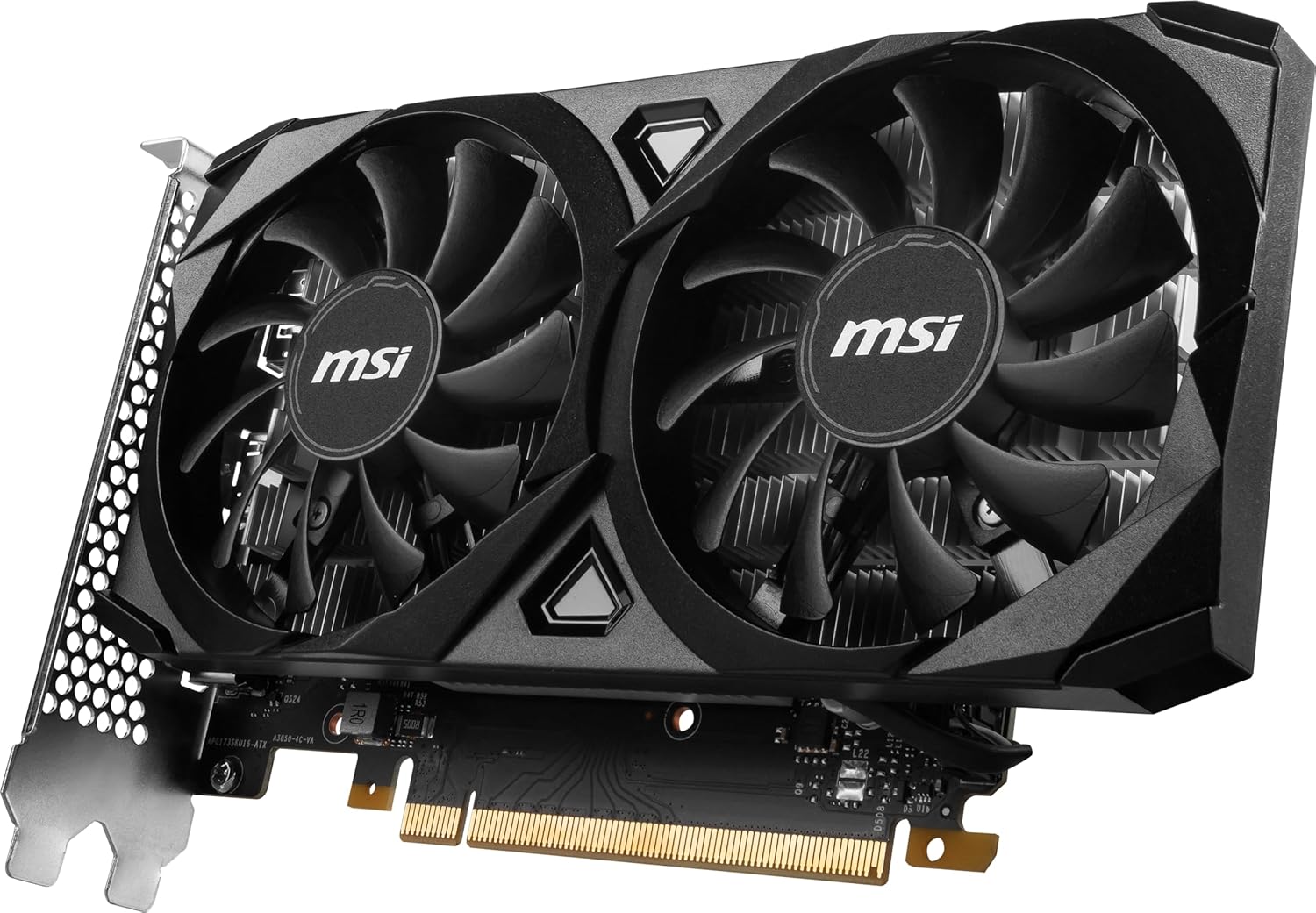 1760834451_MSI-Gaming-RTX-3050-Ventus-2X-6G-OC-Graphics-Card-NVIDIA-RTX-3050-96-Bit-Boost-Clock-1492-MHz-6GB-GDDR6-14-Gbps-HDMIDP-Ampere-Architecture.jpg MSI Gaming RTX 3050 Ventus 2X 6G OC Graphics Card (NVIDIA RTX 3050, 96-Bit, Boost Clock: 1492 MHz, 6GB GDDR6 14 Gbps, HDMI/DP, Ampere Architecture) - Image 4