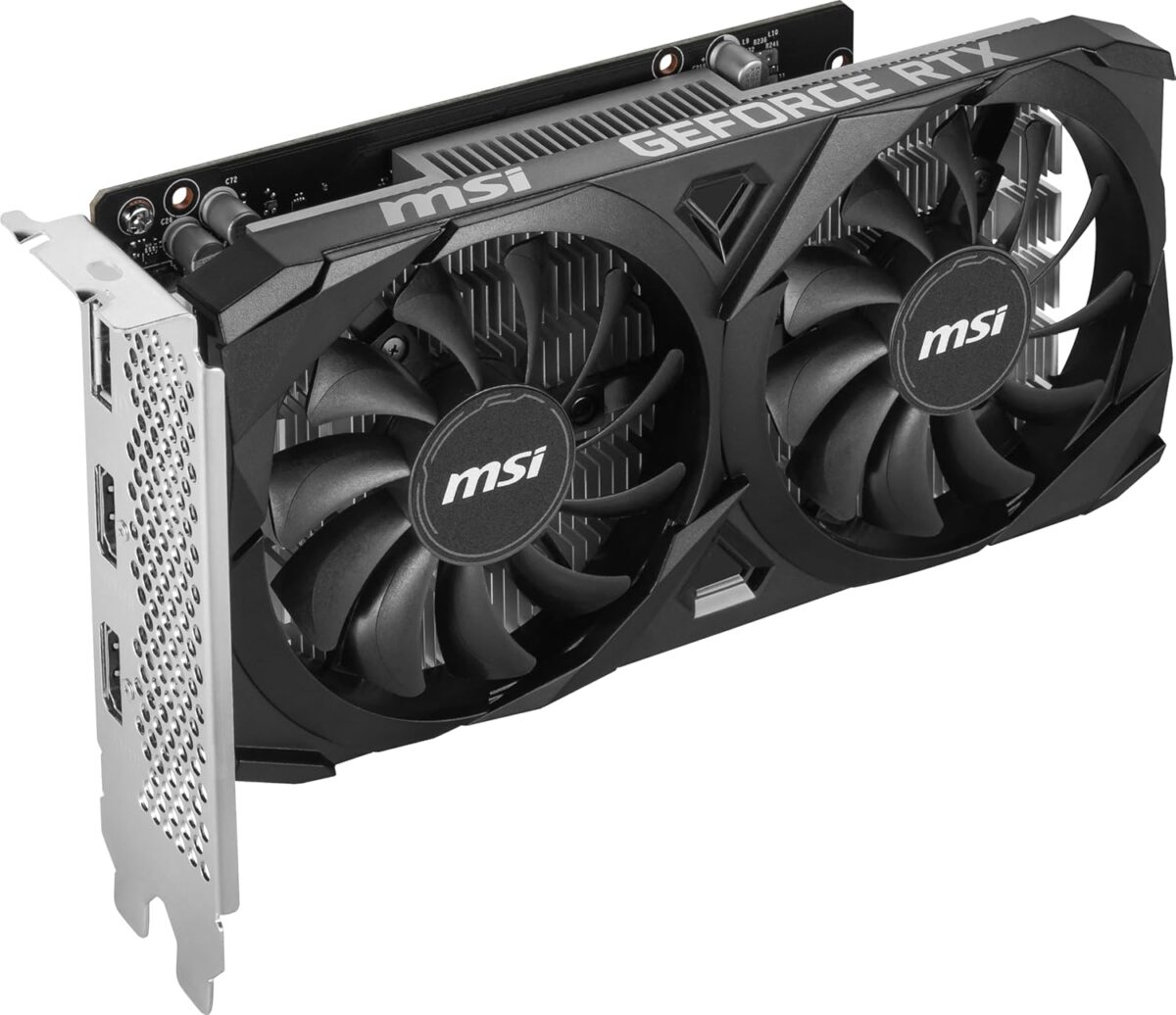 MSI Gaming RTX 3050 Ventus 2X 6G OC Graphics Card (NVIDIA RTX 3050, 96-Bit, Boost Clock: 1492 MHz, 6GB GDDR6 14 Gbps, HDMI/DP, Ampere Architecture) - Image 5