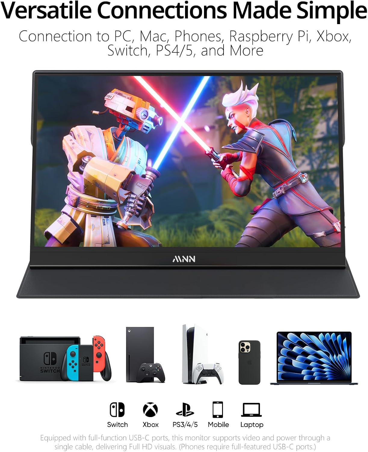 1760835867_MNN-Portable-Monitor-15.6inch-FHD-1080P-USB-C-HDMI-Gaming-Ultra-Slim-IPS-Display-wSmart-Cover-SpeakersHDR-PlugPlay-External-Monitor-for-Laptop-PC-Phone-Mac-15.6-1080P.jpg MNN Portable Monitor 15.6inch FHD 1080P USB C HDMI Gaming Ultra-Slim IPS Display w/Smart Cover & Speakers,HDR Plug&Play, External Monitor for Laptop PC Phone Mac (15.6'' 1080P) - Image 4