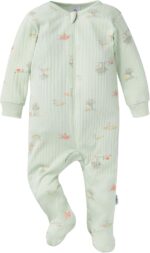 Gerber Girls' Baby Unisex 2-Pack 2-Way Zip Textured Sleep 'N Play - Image 3