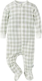 Gerber Girls' Baby Unisex 2-Pack 2-Way Zip Textured Sleep 'N Play - Image 5