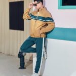 LBL Leading the Better Life Men's Sweat Suit 2 Piece Outfit Casual Contrast Sports Jogging Tracksuits Set - Image 3