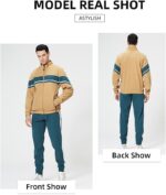LBL Leading the Better Life Men's Sweat Suit 2 Piece Outfit Casual Contrast Sports Jogging Tracksuits Set - Image 7