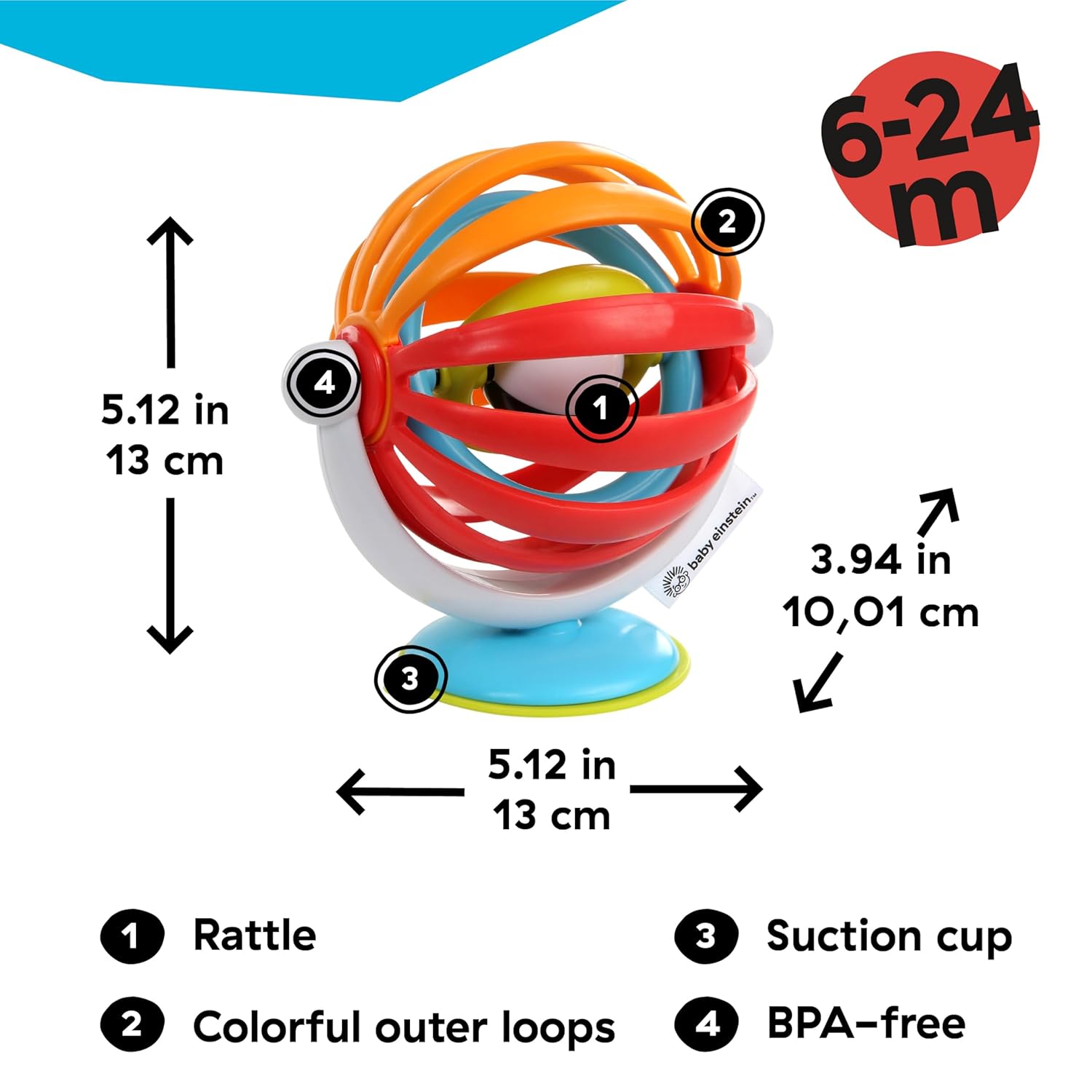1760904916_Baby-Einstein-Sticky-Spinner-BPA-free-Suction-Cup-High-Chair-Activity-Toy-and-Tray-Toy-for-Early-Development-3mo.jpg Baby Einstein Sticky Spinner BPA-free Suction Cup High Chair Activity Toy and Tray Toy for Early Development, 3mo+ - Image 7