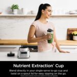 Ninja SS151 TWISTi Blender DUO, High-Speed 1600 WP Smoothie Maker & Nutrient Extractor* 5 Functions Smoothie, Spreads & More, smartTORQUE, 34-oz. Pitcher & (2) To-Go Cups, Gray - Image 12