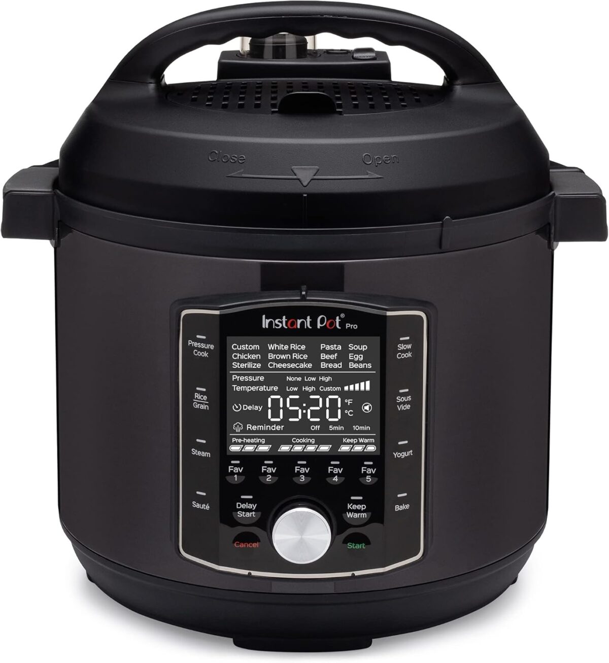 Instant Pot Pro 10-in-1 Pressure Cooker (8QT, 0) and Tempered Glass Lid (10.2-In, 8-Qt) - Image 3
