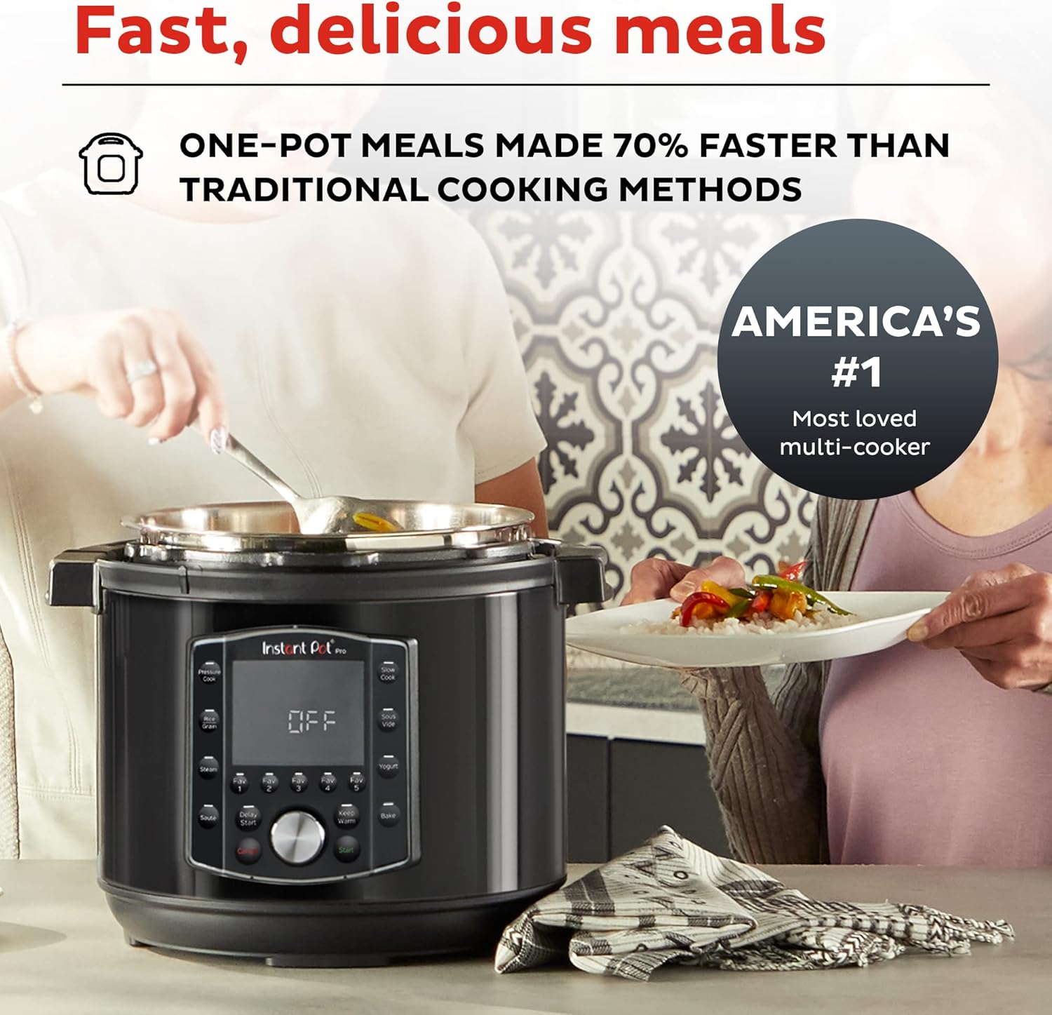 1760914632_Instant-Pot-Pro-10-in-1-Pressure-Cooker-8QT-0-and-Tempered-Glass-Lid-10.2-In-8-Qt.jpg Instant Pot Pro 10-in-1 Pressure Cooker (8QT, 0) and Tempered Glass Lid (10.2-In, 8-Qt) - Image 4