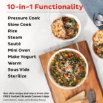 Instant Pot Pro 10-in-1 Pressure Cooker (8QT, 0) and Tempered Glass Lid (10.2-In, 8-Qt) - Image 5