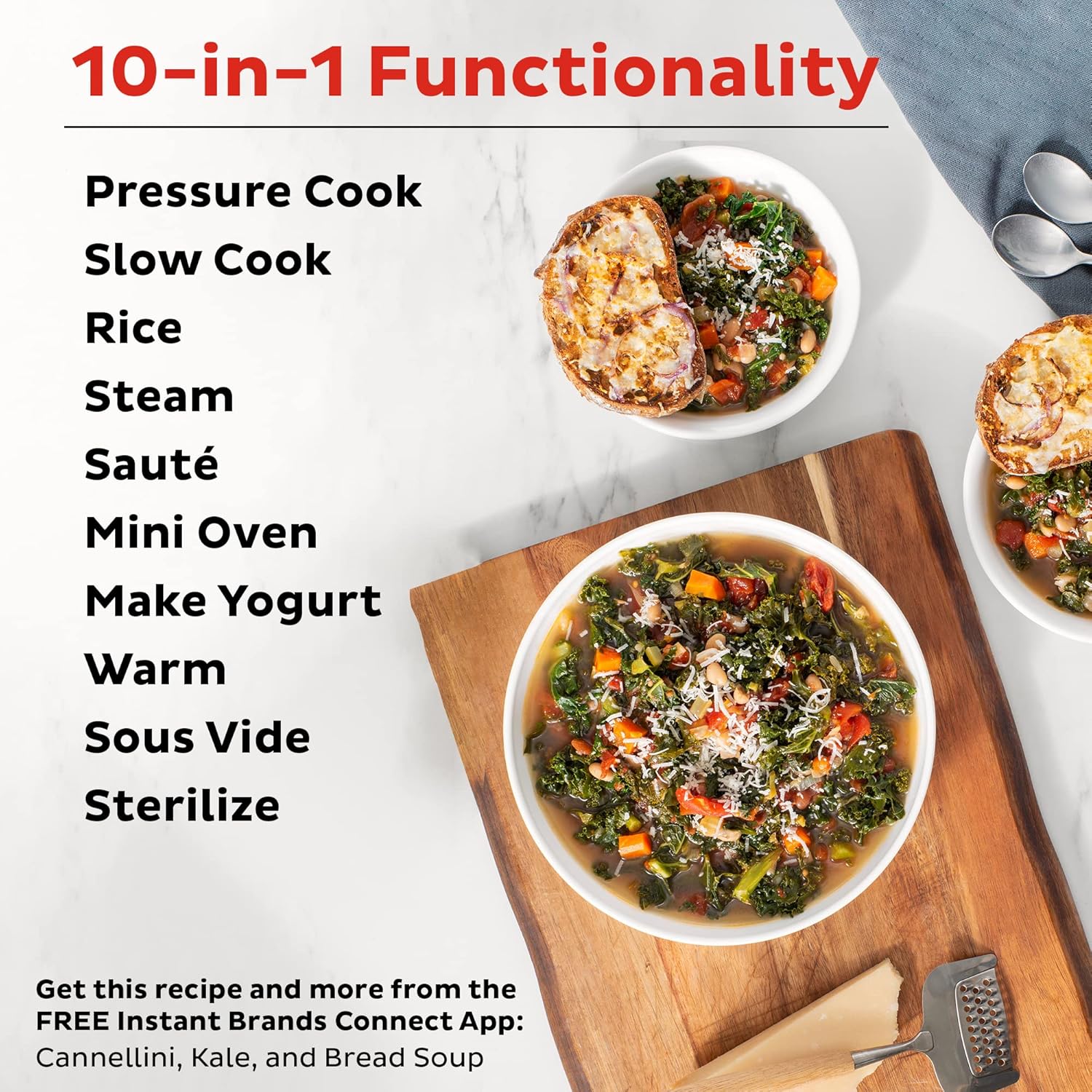1760914634_Instant-Pot-Pro-10-in-1-Pressure-Cooker-8QT-0-and-Tempered-Glass-Lid-10.2-In-8-Qt.jpg Instant Pot Pro 10-in-1 Pressure Cooker (8QT, 0) and Tempered Glass Lid (10.2-In, 8-Qt) - Image 5