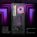 STGAubron Gaming PC Computer Desktop, Intel Core i7 8th Gen up to 4.1G, GeForce RTX 3050 6G, 16G DDR4, 512G SSD, WiFi 6, BT 5.2, RGB Fan x6, Windows 11 Home - Image 6
