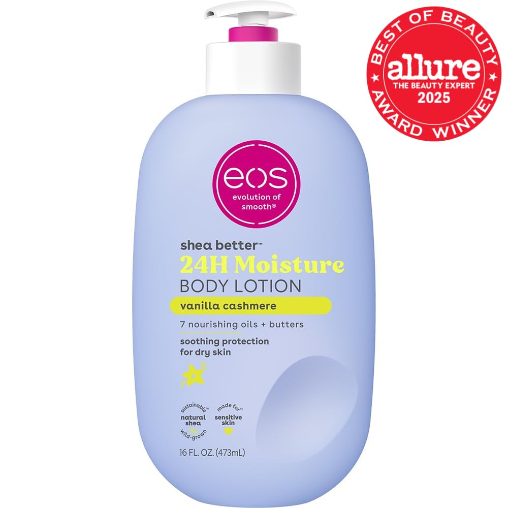 1760921636_eos-Shea-Better-Body-Lotion-Vanilla-Cashmere-24-Hour-Moisture-Skin-Care-Lightweight-Non-Greasy-Natural-Shea-Vegan-Vanilla-Body-Lotion-16-fl-oz.jpg eos Shea Better Body Lotion Vanilla Cashmere, 24-Hour Moisture Skin Care, Lightweight & Non-Greasy, Natural Shea, Vegan, Vanilla Body Lotion, 16 fl oz - Image 3