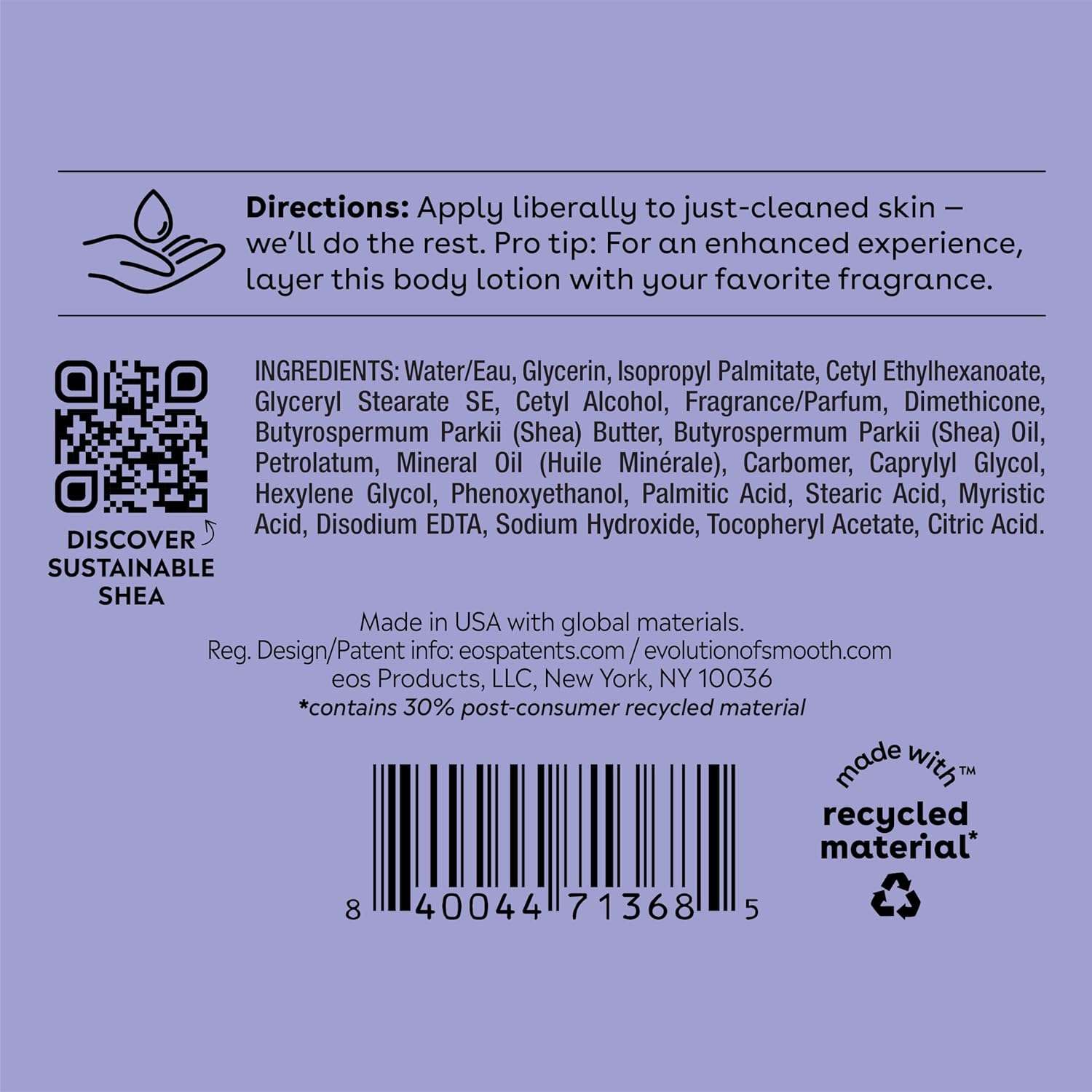 1760921647_eos-Shea-Better-Body-Lotion-Vanilla-Cashmere-24-Hour-Moisture-Skin-Care-Lightweight-Non-Greasy-Natural-Shea-Vegan-Vanilla-Body-Lotion-16-fl-oz.jpg eos Shea Better Body Lotion Vanilla Cashmere, 24-Hour Moisture Skin Care, Lightweight & Non-Greasy, Natural Shea, Vegan, Vanilla Body Lotion, 16 fl oz - Image 10