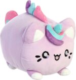 Aurora® Enchanting Tasty Peach® Lavender Dream Meowchi Stuffed Animal - Bright & Colorful Design - Showpiece Plush - Purple 7 Inches - Image 3