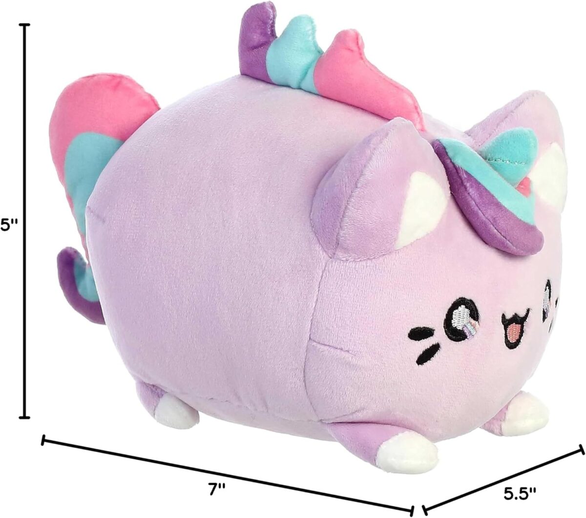 Aurora® Enchanting Tasty Peach® Lavender Dream Meowchi Stuffed Animal - Bright & Colorful Design - Showpiece Plush - Purple 7 Inches - Image 9
