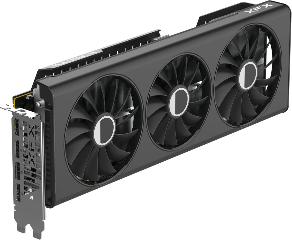 XFX Speedster QICK319 RX 7700 XT Black Gaming Graphics Card 12GB GDDR6 HDMI 3xDP, AMD RDNA 3 RX-77TQICKB9 - Image 8
