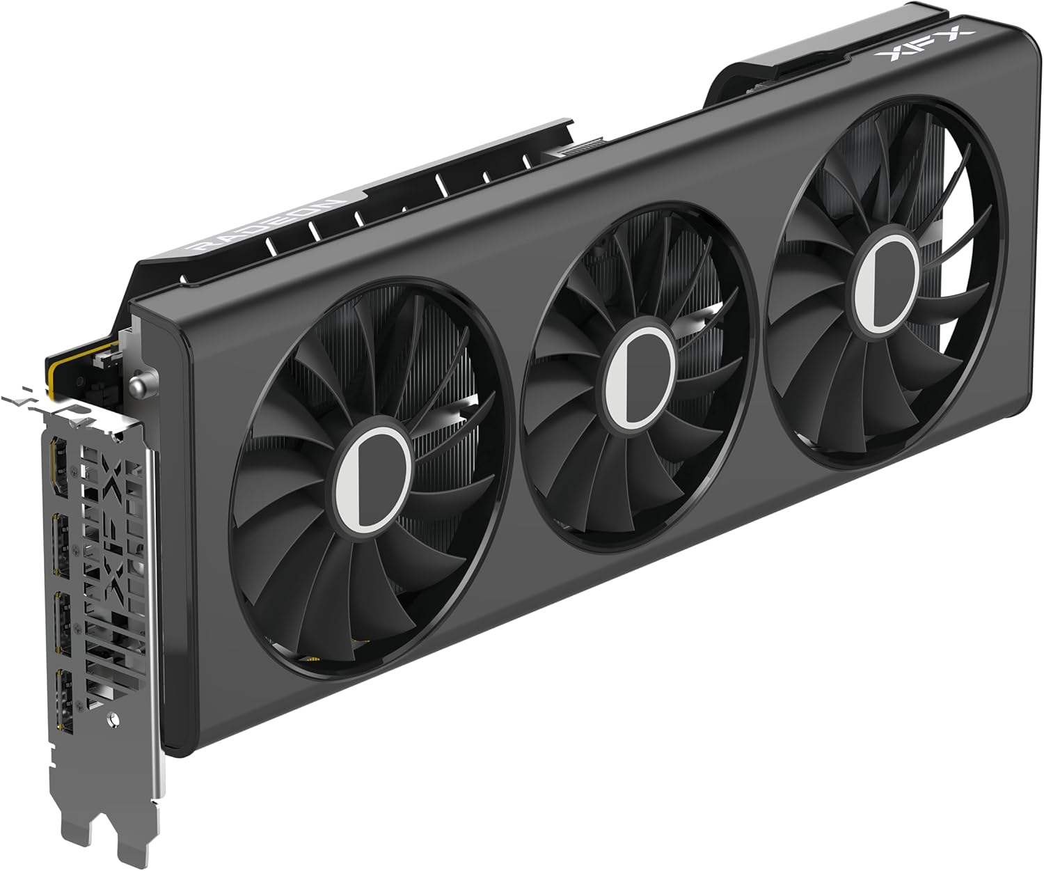 1760925728_XFX-Speedster-QICK319-RX-7700-XT-Black-Gaming-Graphics-Card-12GB-GDDR6-HDMI-3xDP-AMD-RDNA-3-RX-77TQICKB9.jpg XFX Speedster QICK319 RX 7700 XT Black Gaming Graphics Card 12GB GDDR6 HDMI 3xDP, AMD RDNA 3 RX-77TQICKB9 - Image 9