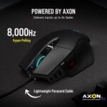 Corsair M65 RGB Ultra Tunable FPS Gaming Mouse Marksman 26,000 DPI Optical Sensor, Optical Switches, AXON Hyper-Processing Technology, Sensor Fusion Control, Tunable Weight System - Black - Image 4