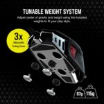 Corsair M65 RGB Ultra Tunable FPS Gaming Mouse Marksman 26,000 DPI Optical Sensor, Optical Switches, AXON Hyper-Processing Technology, Sensor Fusion Control, Tunable Weight System - Black - Image 7